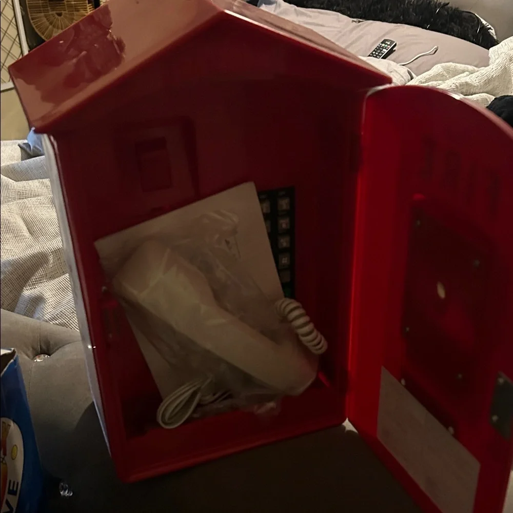 Red Fire Box Telephone by